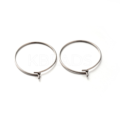 304 Stainless Steel Wine Glass Charms Rings STAS-E088-17-1