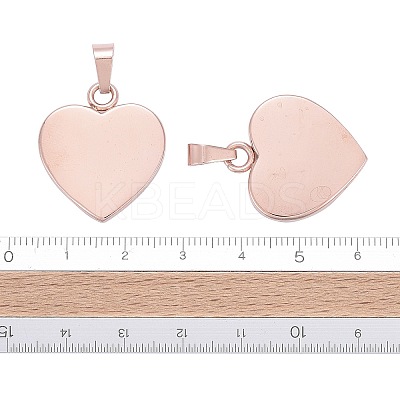 Ion Plating(IP) Fashionable 304 Stainless Steel Stamping Blank Tag Pendants LS-STAS-J002B-01RG-1