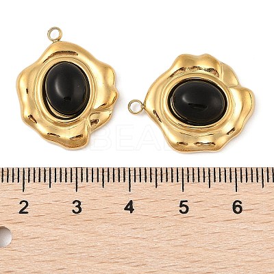Natural Black Onyx(Dyed & Heated) Pendants STAS-P380-15G-02-1
