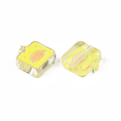 Transparent Acrylic Beads ACRC-S039-09C-1