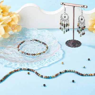 1 Strand Natural HuBei Turquoise Beads Strands G-TA0003-45-1