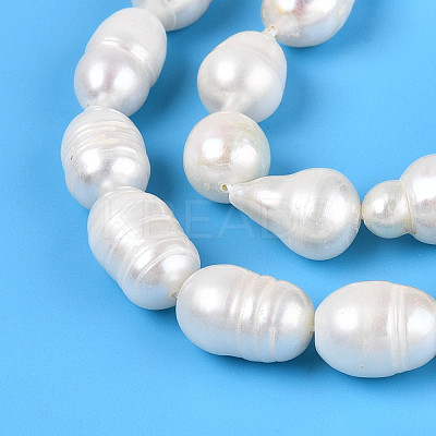 Natural Cultured Freshwater Pearl Beads Strands PEAR-N012-09B-01-1