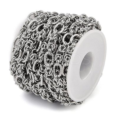 Non-Tarnish 304 Stainless Steel Link Chains CHS-A013-02P-1