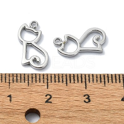Non-Tarnish 304 Stainless Steel Charms STAS-L022-358P-1