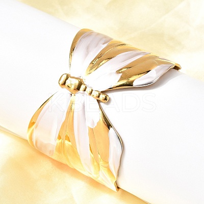 304 Stainless Steel Cuff Bangles for Women BJEW-F509-02B-G-1