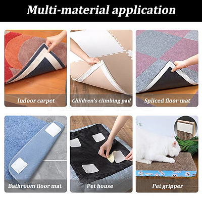 Polyurethane Self Adhesive Non Slip Carpet Stickers AJEW-WH0033-83-1