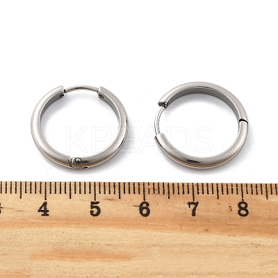 201 Stainless Steel Hoop Earrings EJEW-P304-15B-P-1