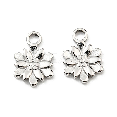 Non-Tarnish 304 Stainless Steel Charm STAS-R124-03P-1