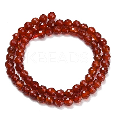 Natural Carnelian Beads Strands G-C280-B10-6mm-1