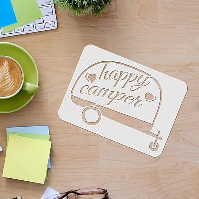 Large Plastic Reusable Drawing Painting Stencils Templates DIY-WH0202-113-1