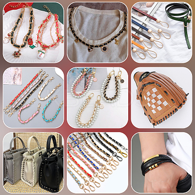 10M Folding Glitter PU Leather Cord OCOR-GF0004-11C-1