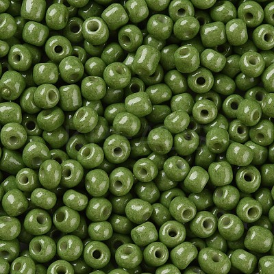Baking Paint K9 Glass Seed Beads SEED-S003-K9-1
