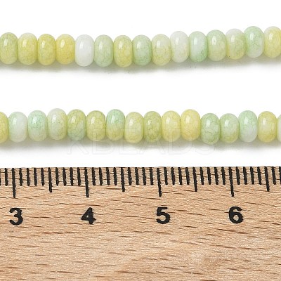 Ombre Effect Dyed Glass Beads Strands GLAA-C043-01H-1