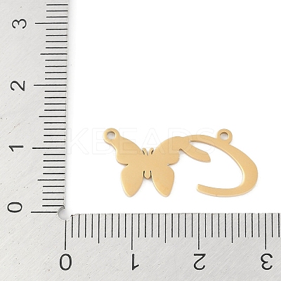 304 Stainless Steel Pendants STAS-L279-002G-C-1