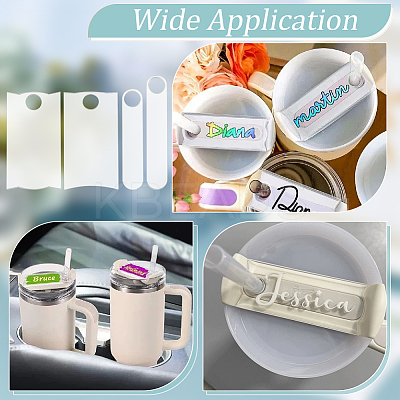 Acrylic Blanks Wine Glass Charms DIY-WH0578-03-1
