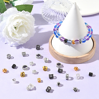 150Pcs 15 Styles Alloy European Beads FIND-SC0020-10-1
