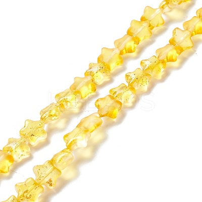 Transparent Glass Beads GLAA-F112-04C-1