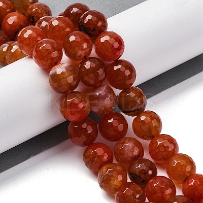 Natural Dragon Veins Agate(Dyed & Heated) Beads Strands G-K390-A02-01-1