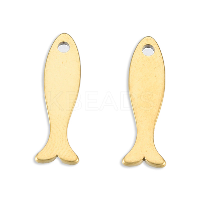 Ion Plating(IP) 201 Stainless Steel Charms STAS-N098-127LG-1