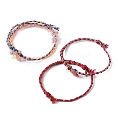 5Pcs Cotton Bracelet Making BJEW-FS00023-1