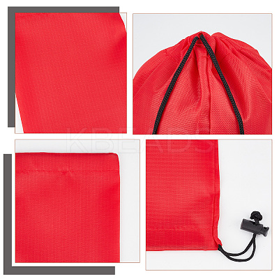 Polyester Drawstring Bag ABAG-WH0031-41B-1