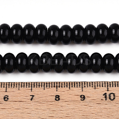Opaque Solid Color Glass Beads Strands X-GLAA-ZX008-8mm-18F-1