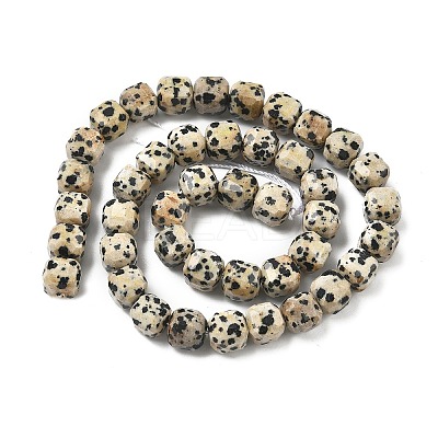 Natural Dalmatian Jasper Beads Strands G-C267-A14-1
