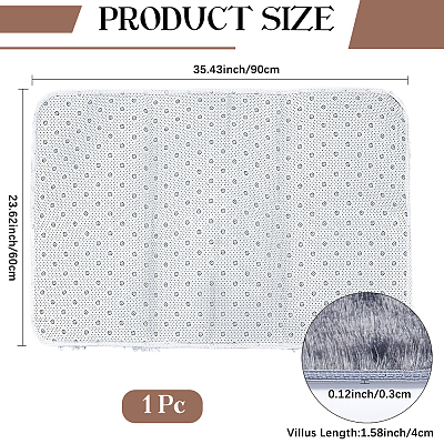 Polyester Fiber Rugs DIY-WH20007-837B-1
