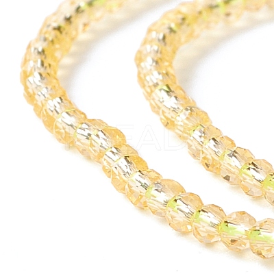 Transparent Glass Beads Strands GLAA-C019-01A-10-1