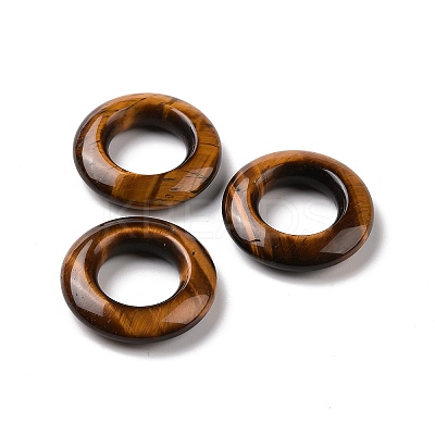 Natural Tiger Eye Pendants G-F728-02C-1