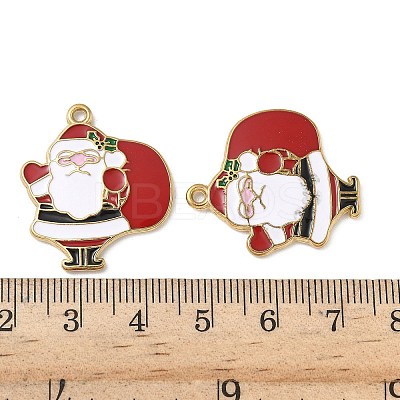 304 Stainless Steel Enamel Pendants STAS-L300-012G-18-1