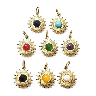 Gemstone Pendants STAS-Q337-18G-1