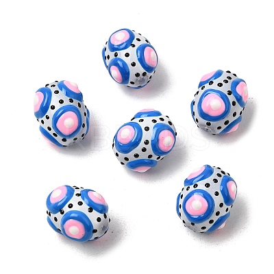 Glass Enamel Beads GLAA-C038-01J-1