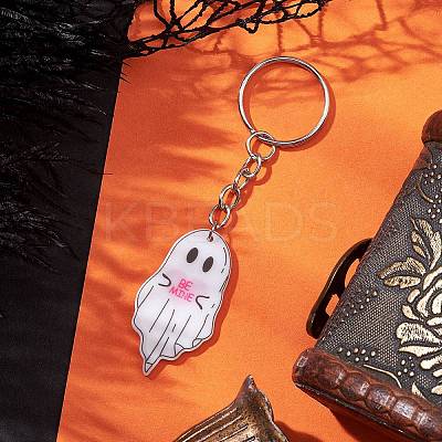 Acrylic Ghost Keychain KEYC-JKC00857-03-1