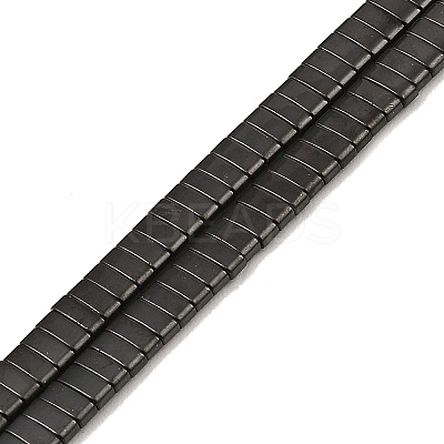 Electroplated Non-magnetic Synthetic Hematite Beads Strands G-G089-A02-16-1