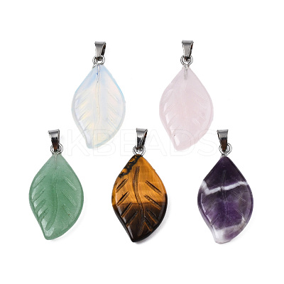 Natural & Synthetic Gemstone Pendants G-S364-076A-1