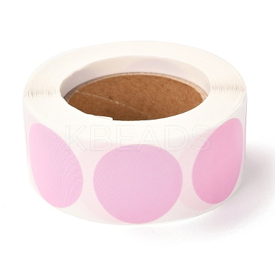 Self-Adhesive Blank Round Paper Gift Tag Stickers DIY-G013-I14-1