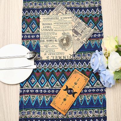 3Pcs 3 Colors Ethnic Style Cotton Hemp Table Runners DIY-CA0005-88-1