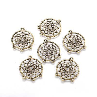 Tibetan Style Alloy Chandelier Components Links TIBEP-R304-020AB-LF-1