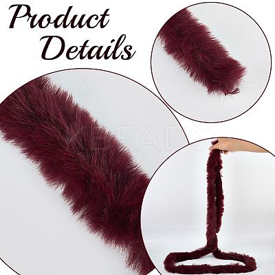 Faux Fur Chenille Stick Fabric Roll for Christmas Tree Decor or Wreath Bows Craft FIND-WH20003-95B-1