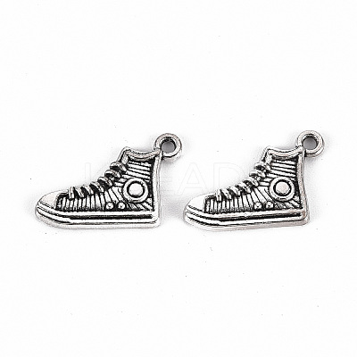 Tibetan Style Alloy Pendants X-TIBE-N010-68AS-RS-1