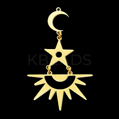 201 Stainless Steel Big Pendants STAS-S105-LA366-2-1