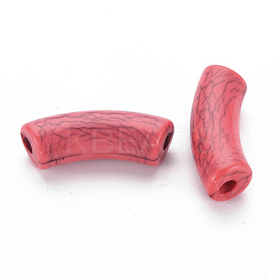 Opaque Crackle Acrylic Beads MACR-S372-001N-005-1