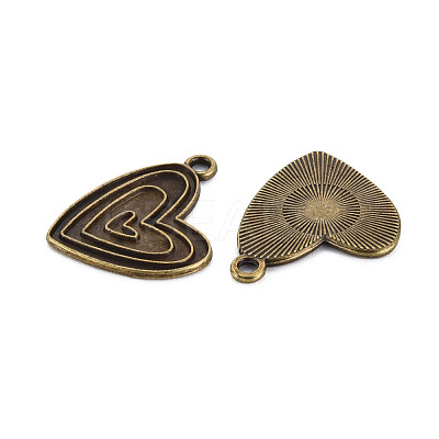 Tibetan Style Alloy Pendant Enamel Settings PALLOY-N160-58AB-1