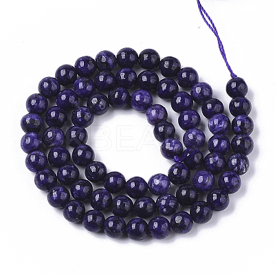 Natural Quartzite Jade Beads Strands LS-G-S150-57-6mm-1-1