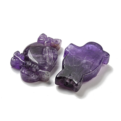 Natural Amethyst Pendants G-M417-08C-1