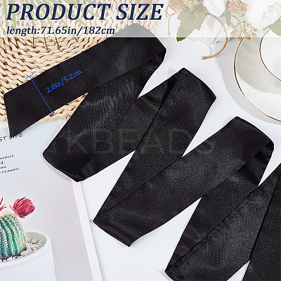 Satin Cloth Ribbon Wrap Around Chain Belt AJEW-WH0314-198E-1