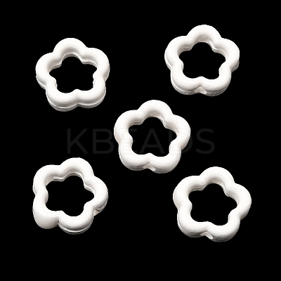 Flower Hollow Glazed Porcelain Bead Frame PORC-A034-09B-1