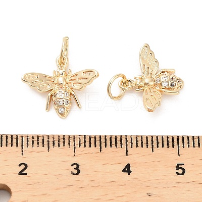 Brass Micro Pave Cubic Zirconia Pendants LS-KK-B133-05G-02-1