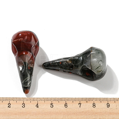 Natural African Bloodstone Pendants G-M417-06B-1